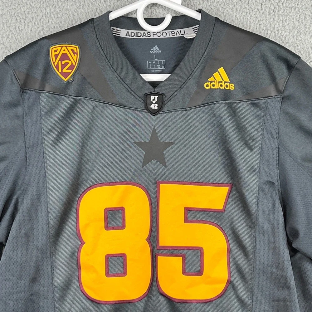 Adidas Arizona State ASU Sun Devils Football Alternative Jersey 85 Mens L FT1567